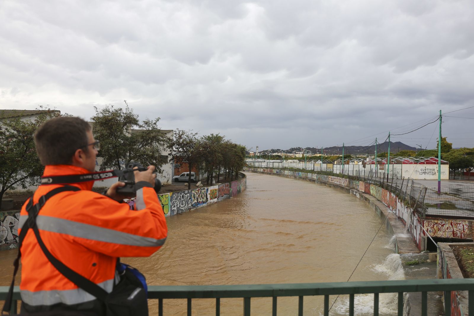 Las imágenes de la lluvia en Málaga