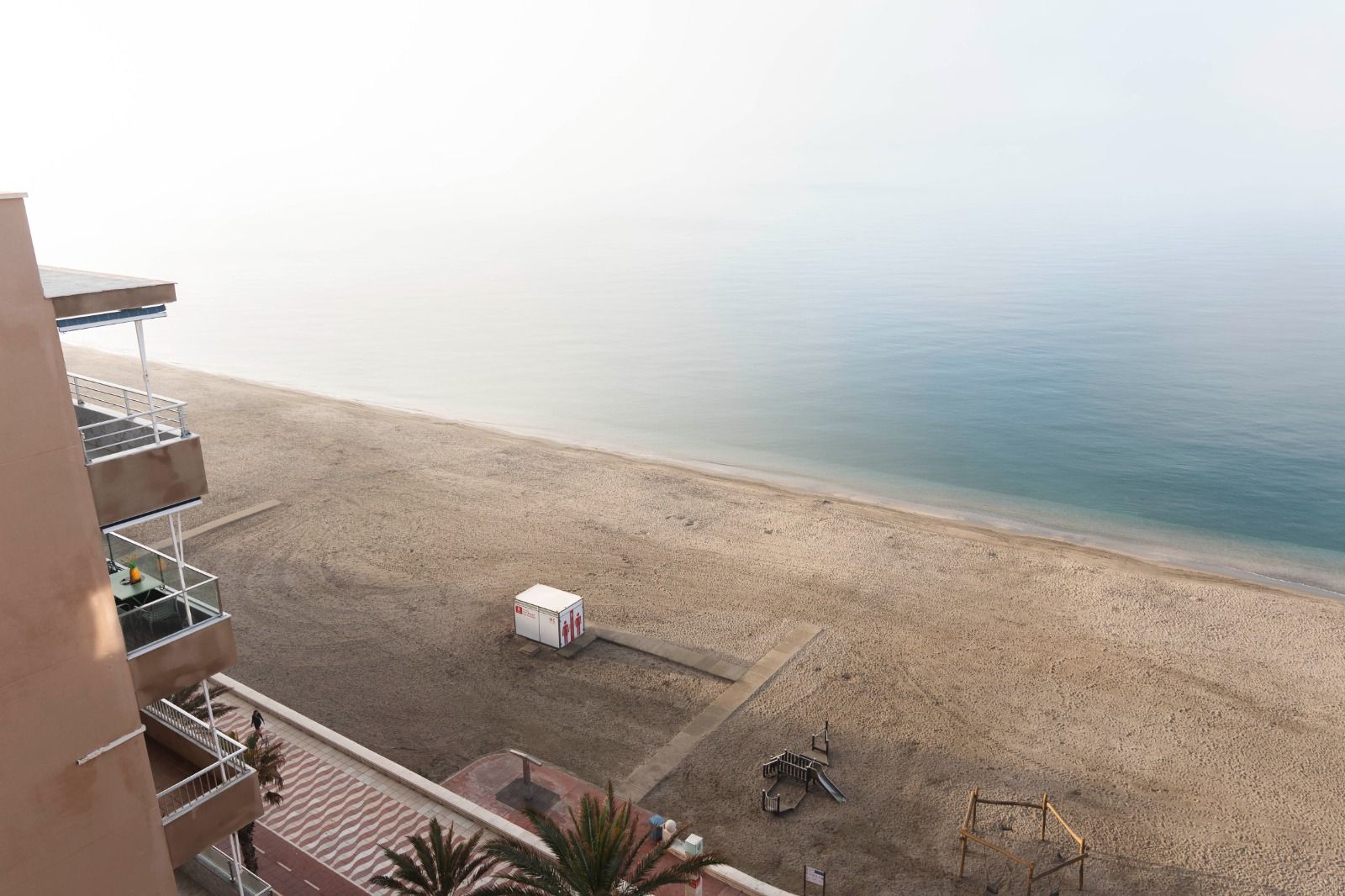 El Zapillo con niebla