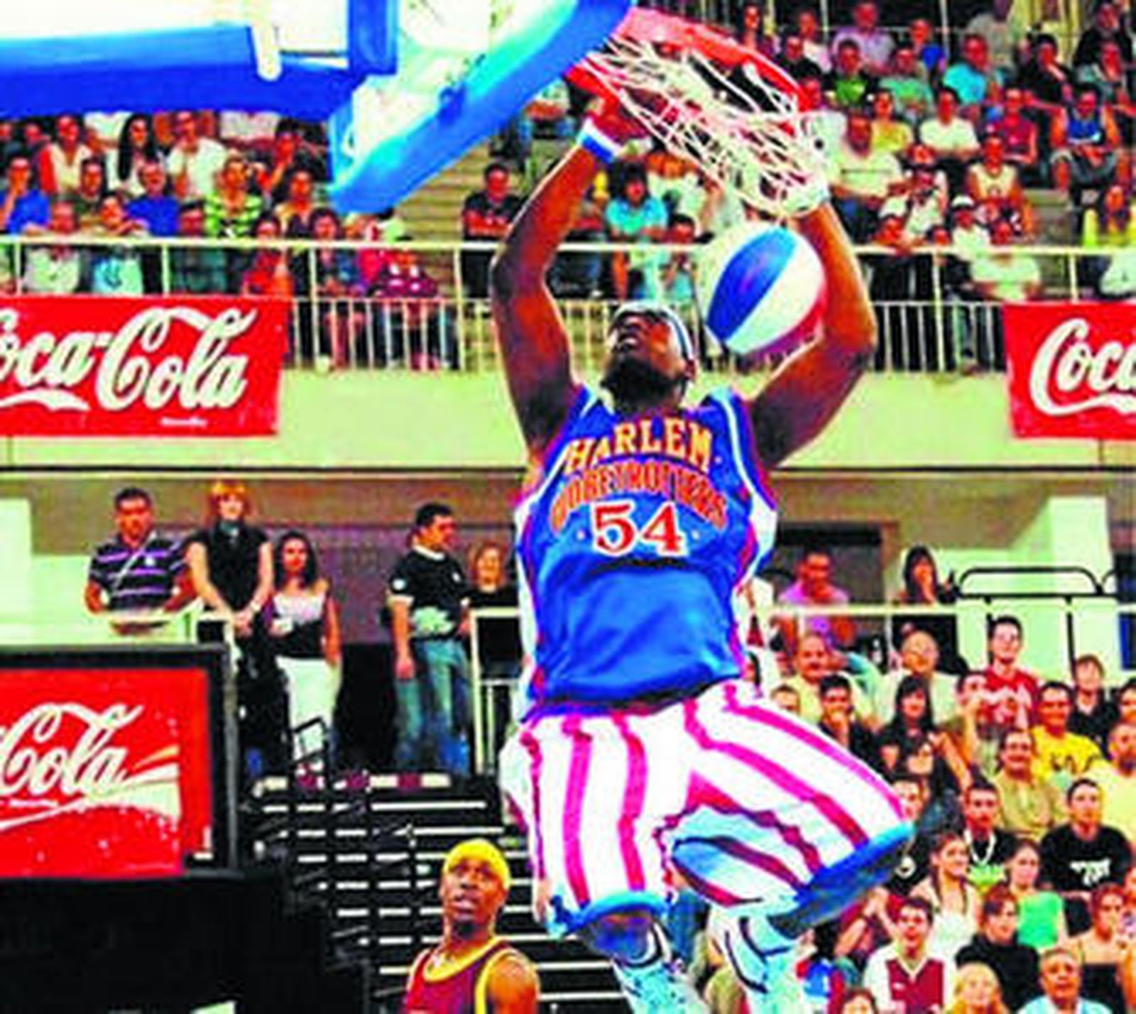 Los Globetrotters en su anterior presencia en Granada.