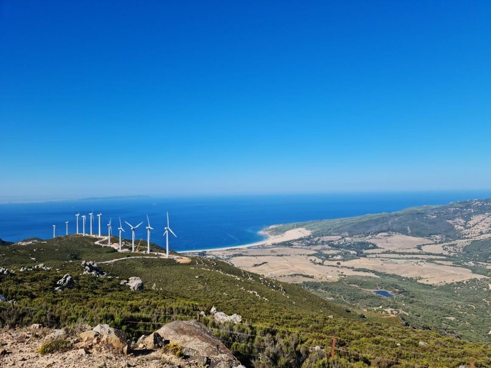 Parque eólico Los Lances de Endesa, en Tarifa