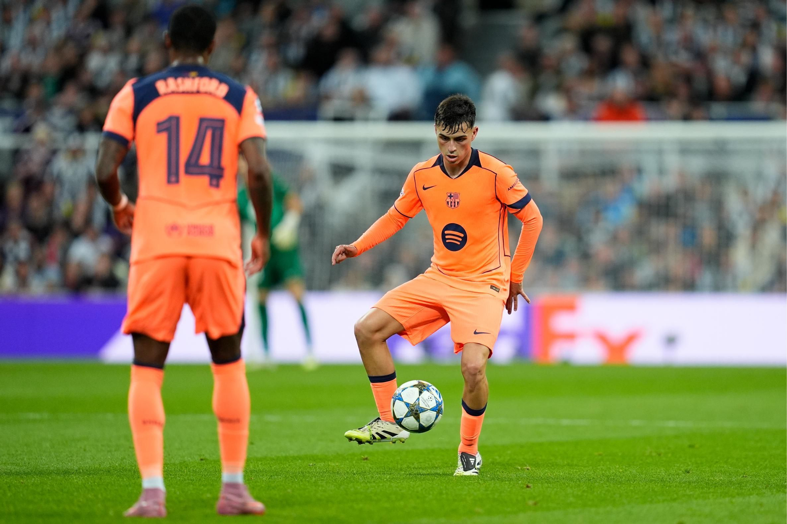 Las fotos del Newcastle-Barcelona