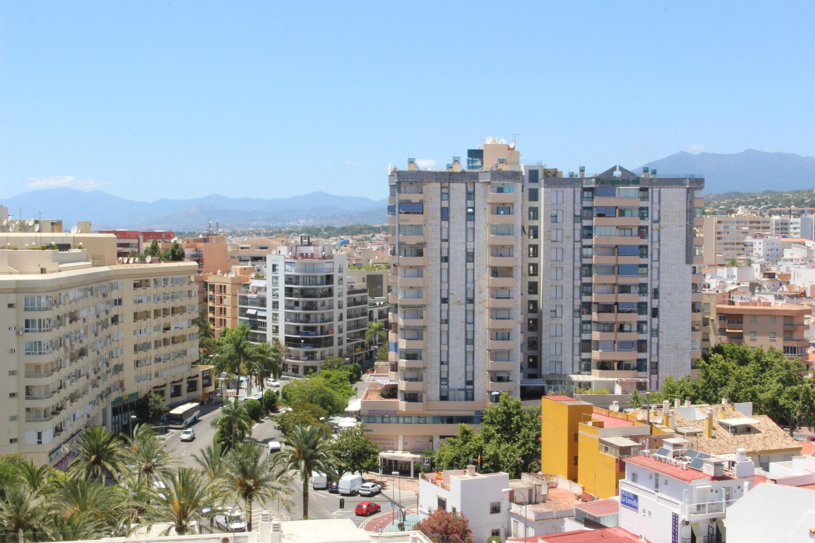 Vista aérea de Marbella.