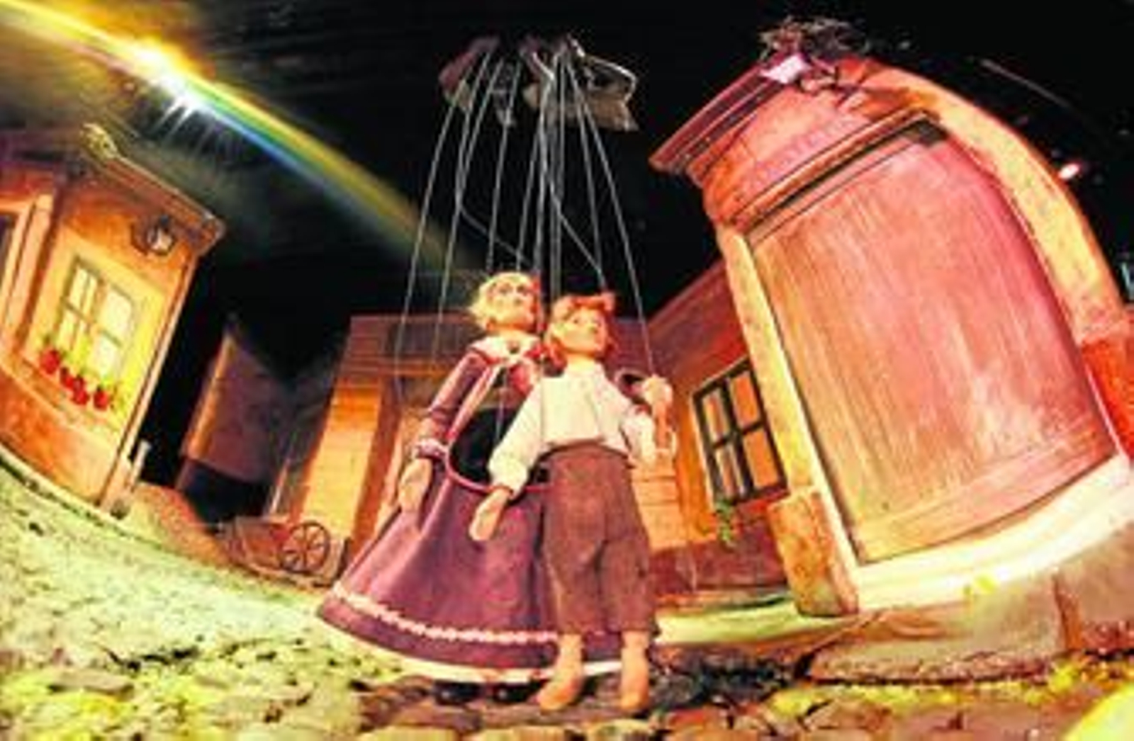 Uno de los montajes de la compañía de títeres La Tía Norica.