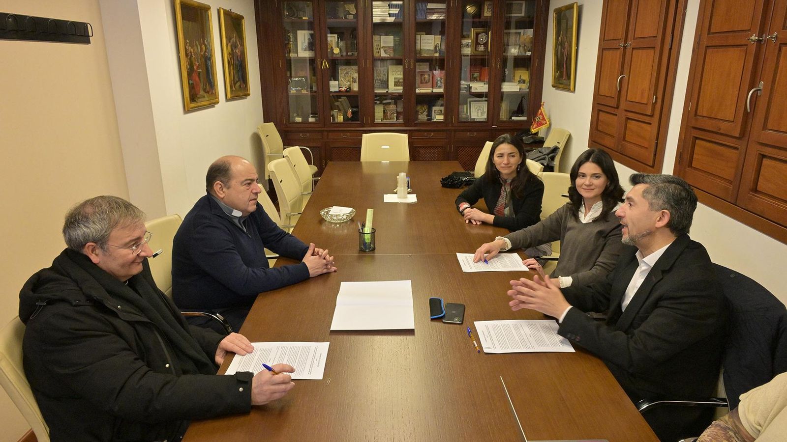 Un momento de la firma del acuerdo