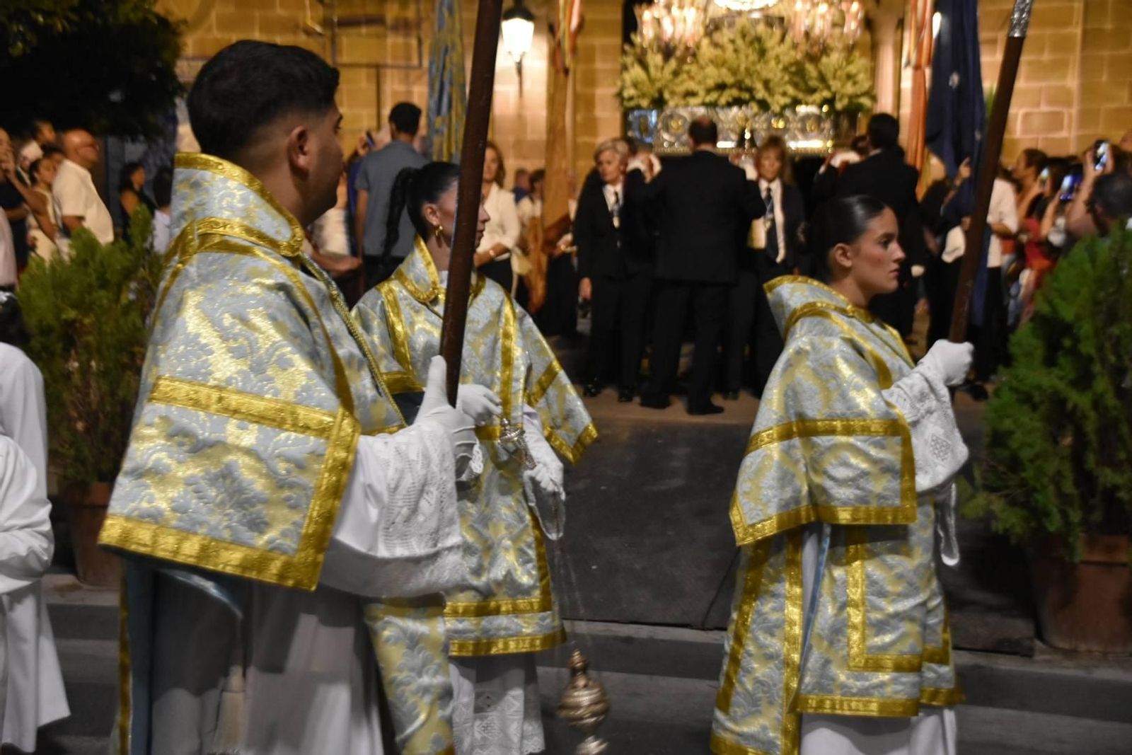 Procesión de la Virgen de la Estrella en Villa del Río.