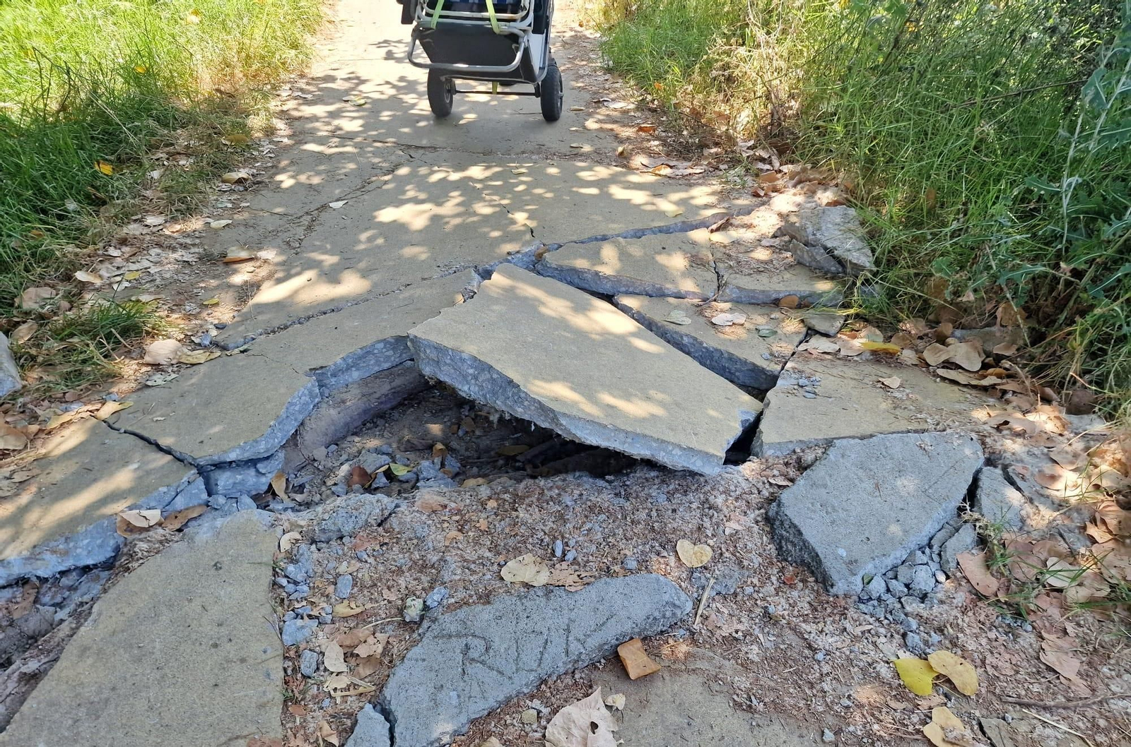 Estado actual del Parque del río Pícaro.