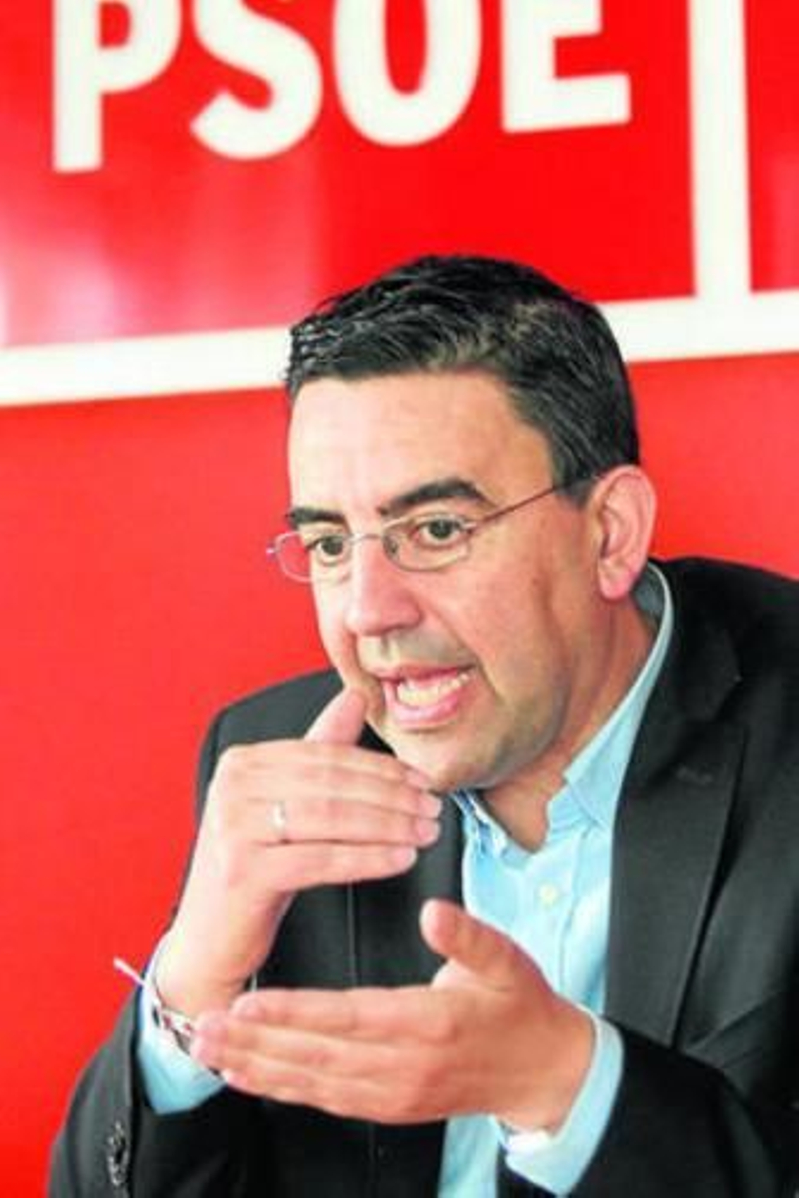 El portavoz socialista en el Parlamento, Mario Jiménez.