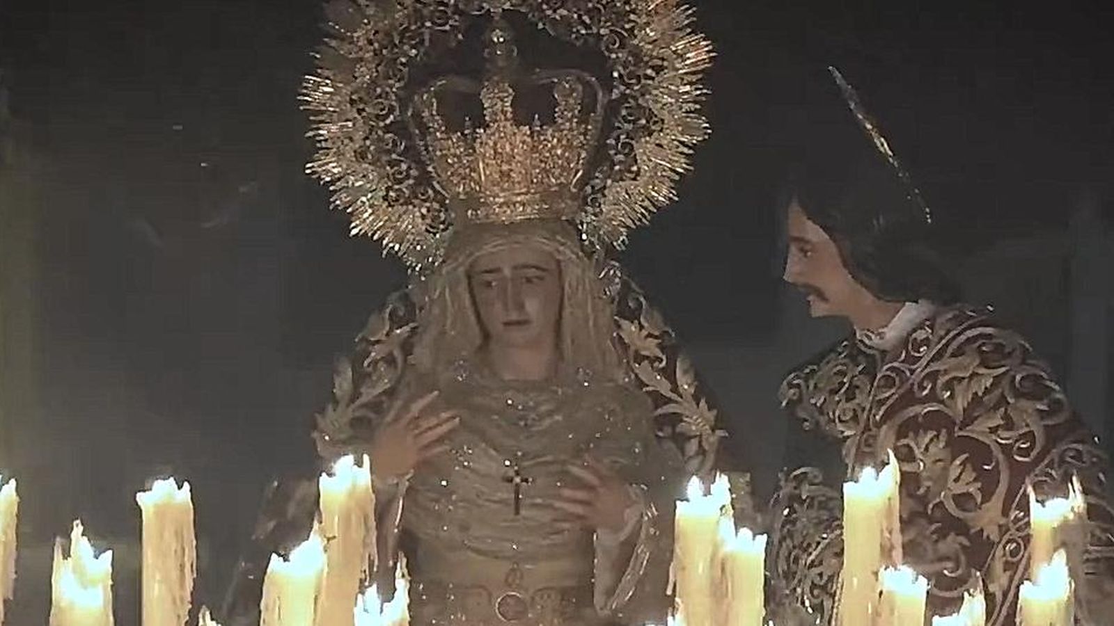 El palio de la Amargura en el videoclip