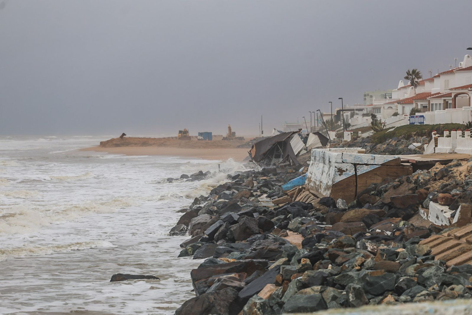 Fotografías de las zonas más perjudicadas de Matalascañas tras los últimos temporales