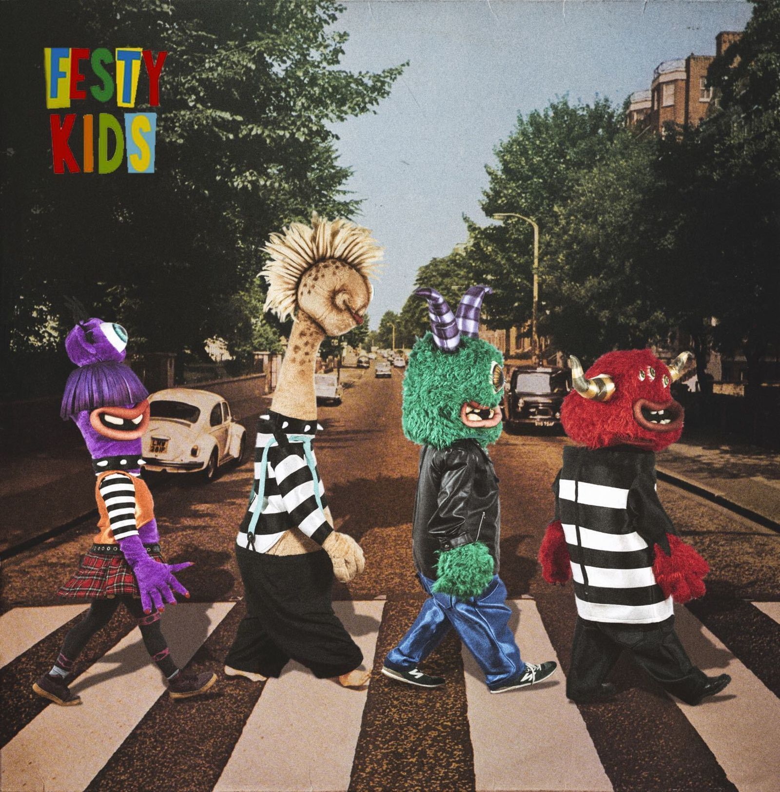 una de las imágenes de Festykids con la que se anuncia el especial Beatles.