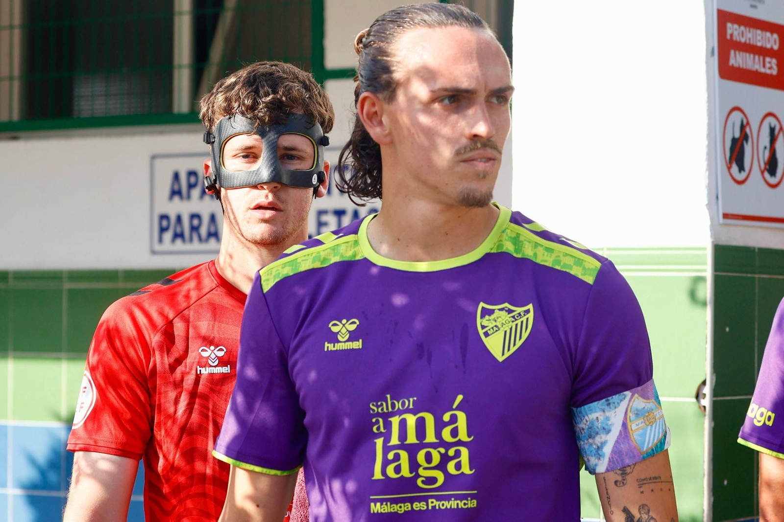 Ángel Recio, con el Atlético Malagueño