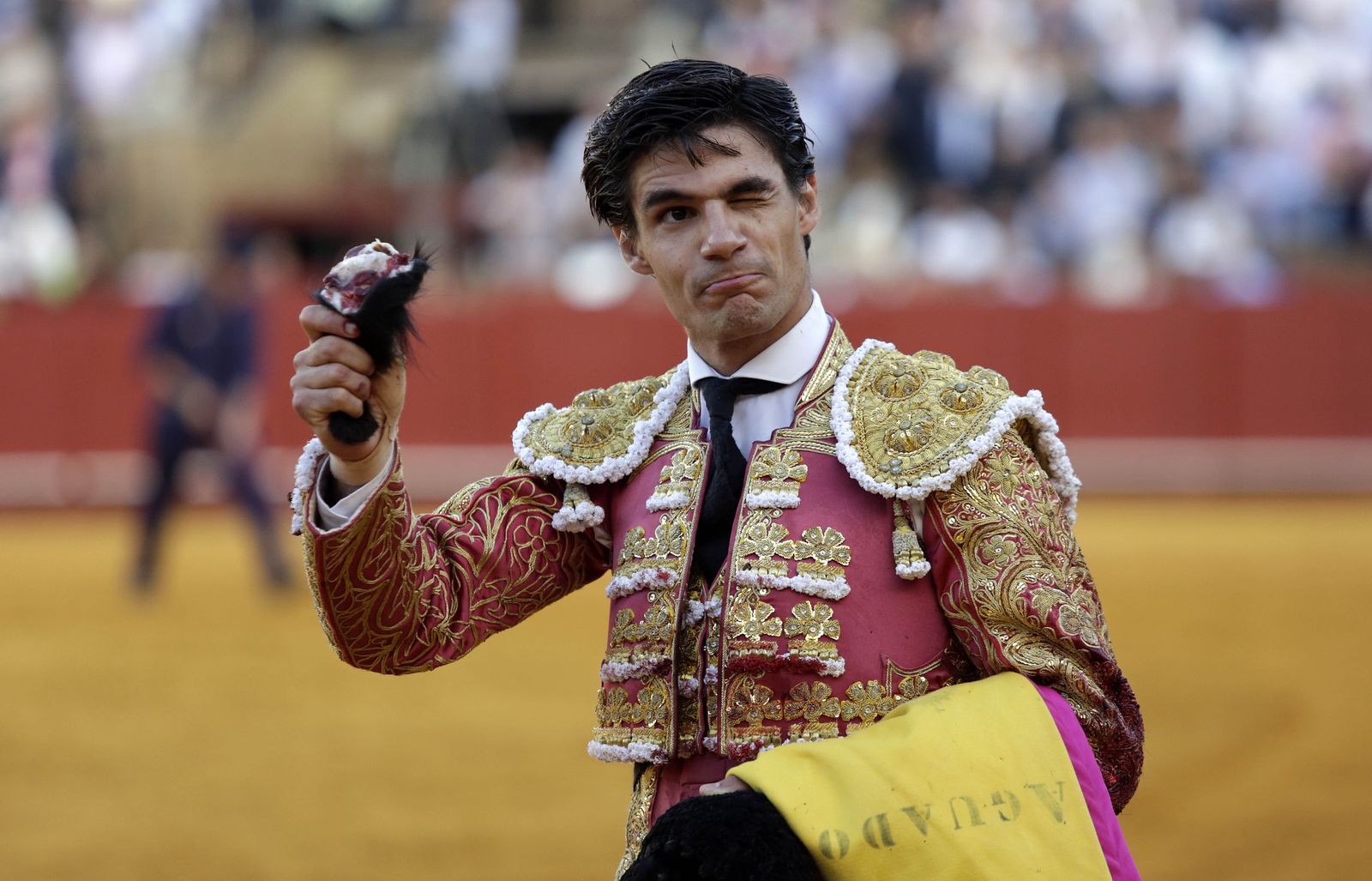 Pablo Aguado -en imagen de archivo- cortó ayer una oreja en la plaza de toros de Olivenza.