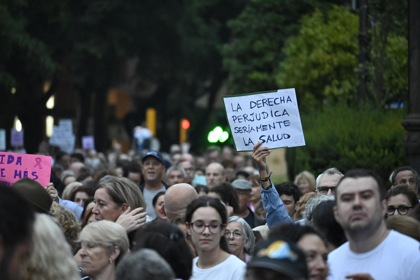 Las mejores imágenes de la manifestación por la sanidad en Huelva