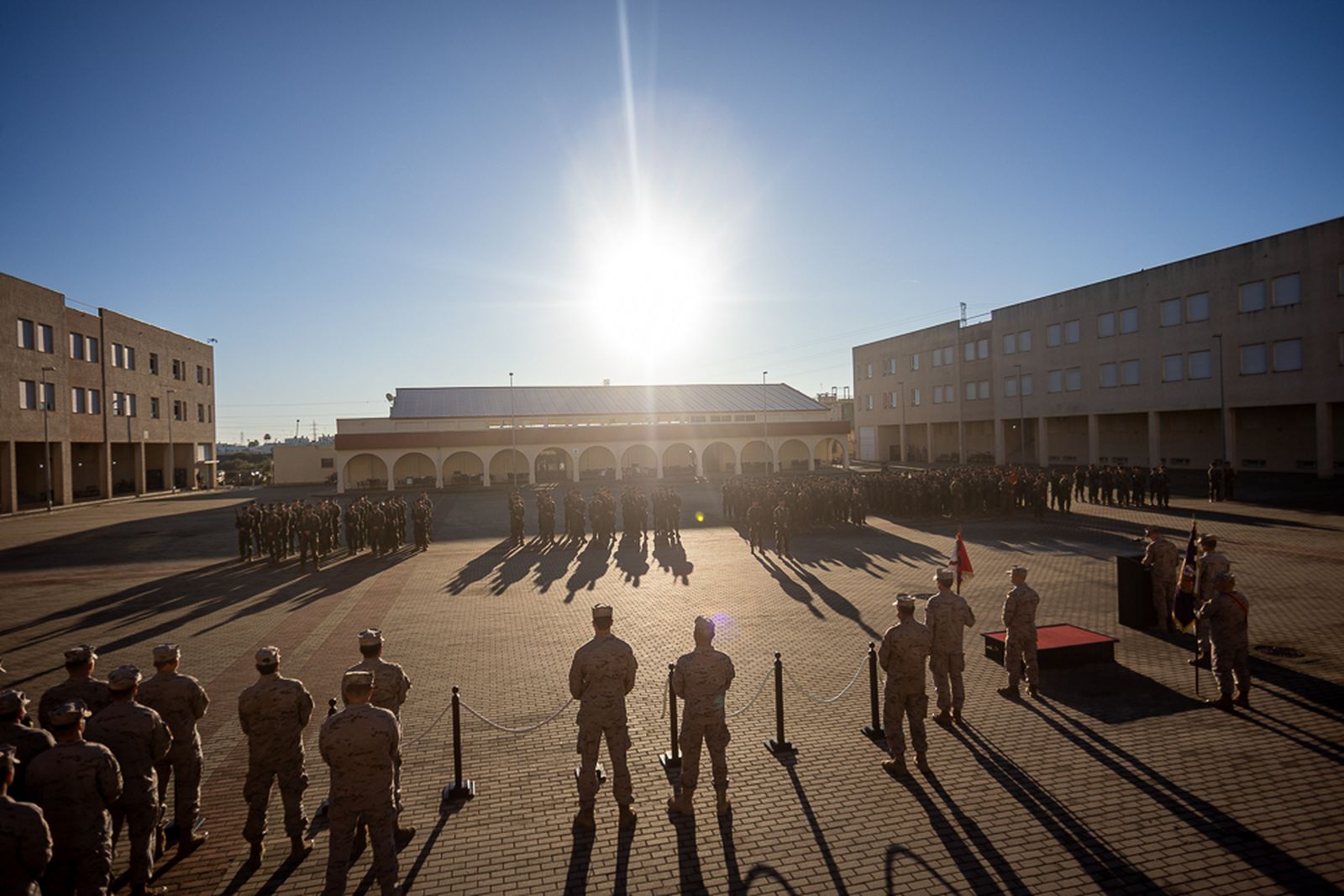 Bienvenida a los infantes de marina desplegados en Rumanía
