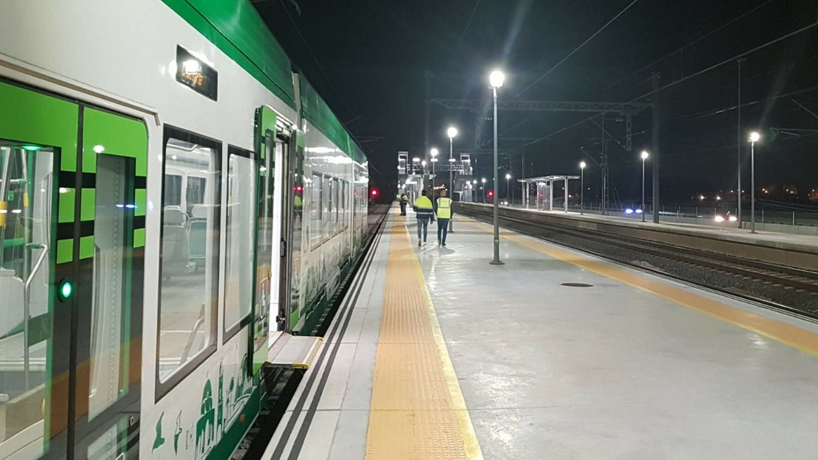 Realización de pruebas en el intercambiador de Río arillo.