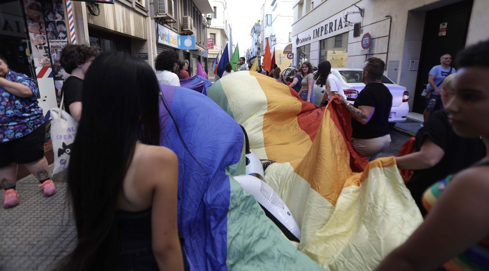 Manifestación por el Día del Orgullo LGTBIQ+ en La Línea