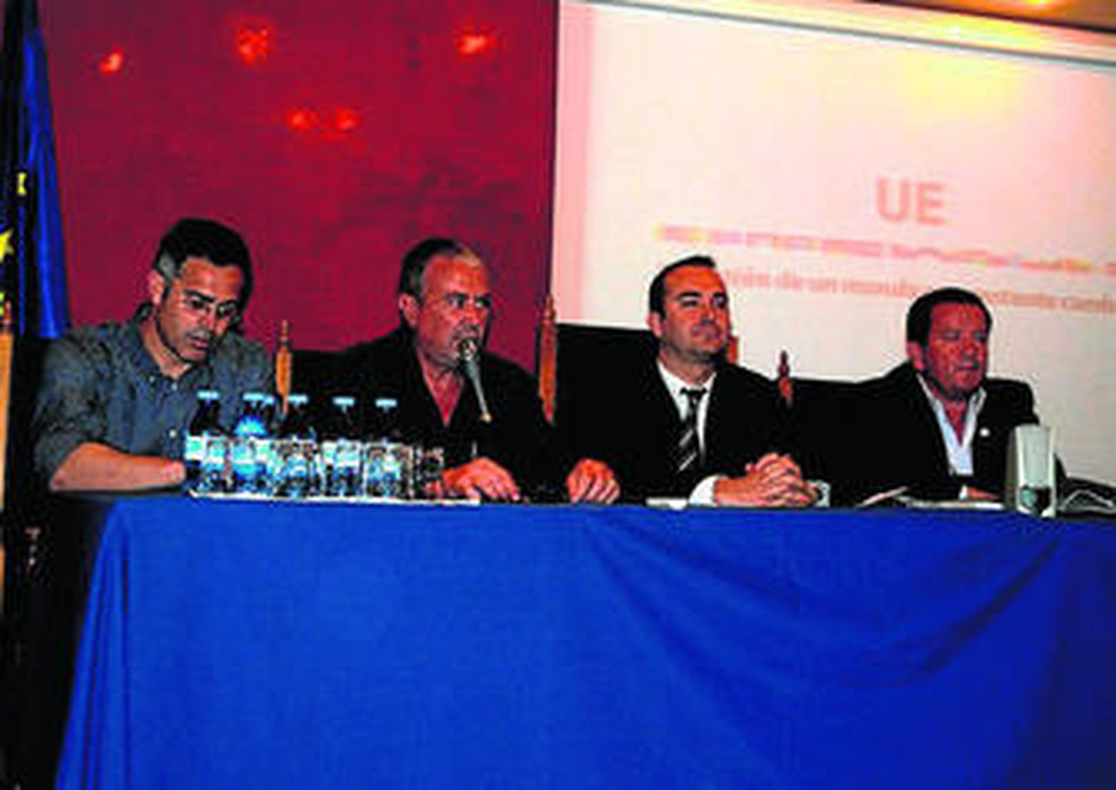 Los alcaldes de Olula, Fines y Alcóntar y el diputado de Empleo.