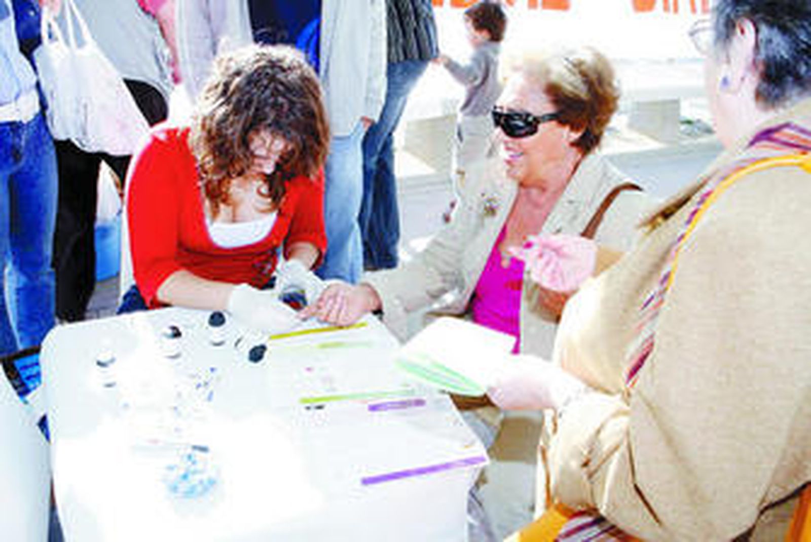 Actividad de prevención sanitaria realizada por una asociación de pacientes diabéticos, de las más numerosas.