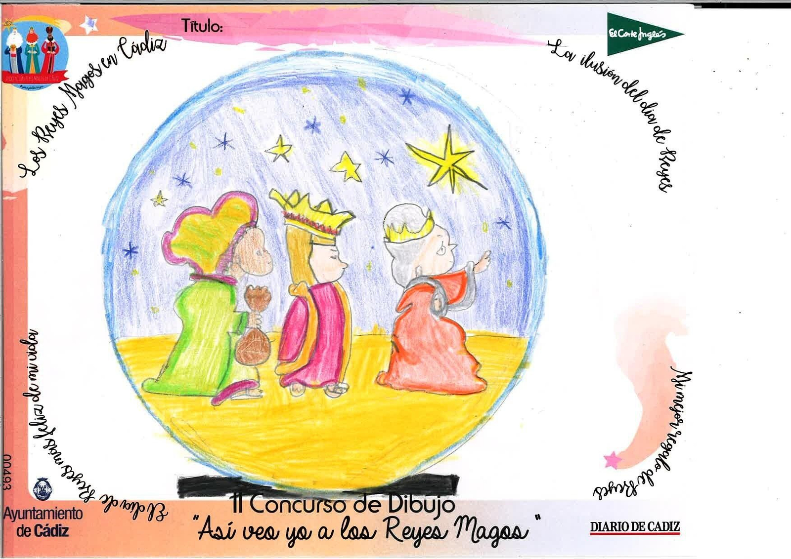 Las felicitaciones finalistas del II Concurso de Dibujo 'Así veo yo a los Reyes Magos'
