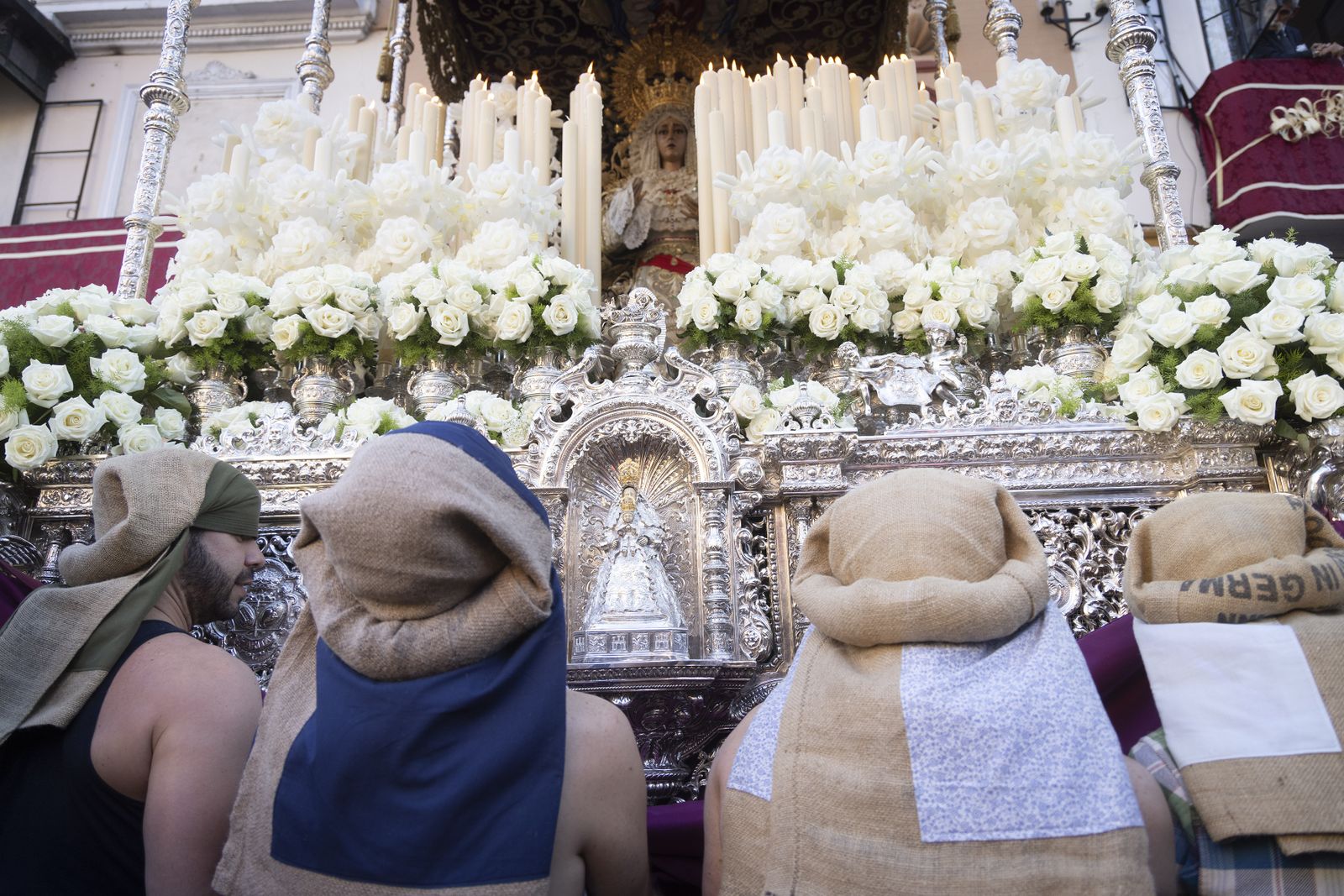 Las imágenes de la Hermandad del Baratillo en la Semana Santa de Sevilla 2023