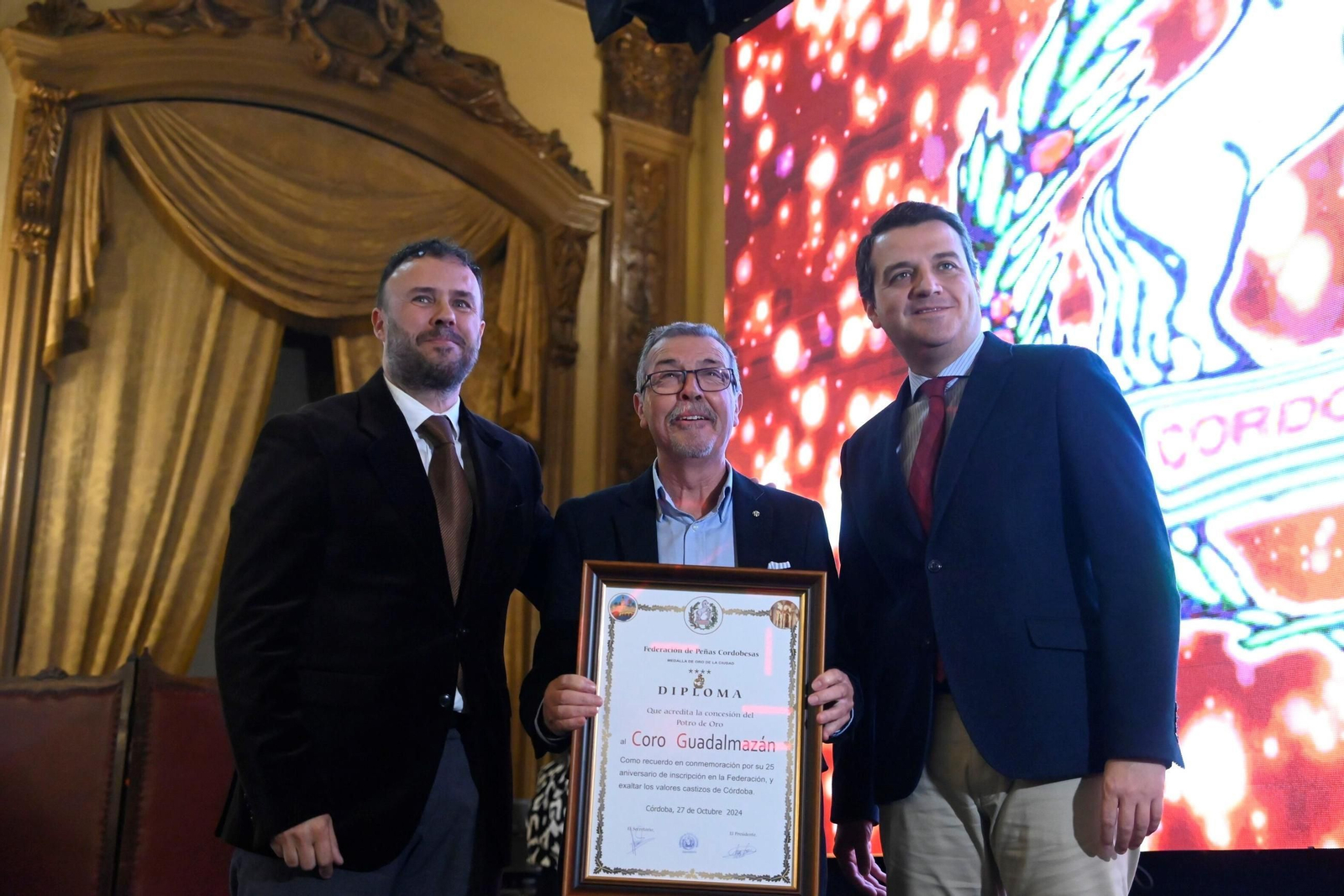 La entrega de los Potros de las Peñas de Córdoba, en imágenes