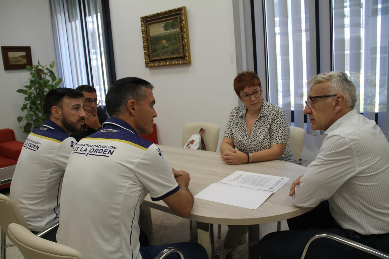 Encuentro entre la Diputación y diferentes entidades deportivas de Huelva.