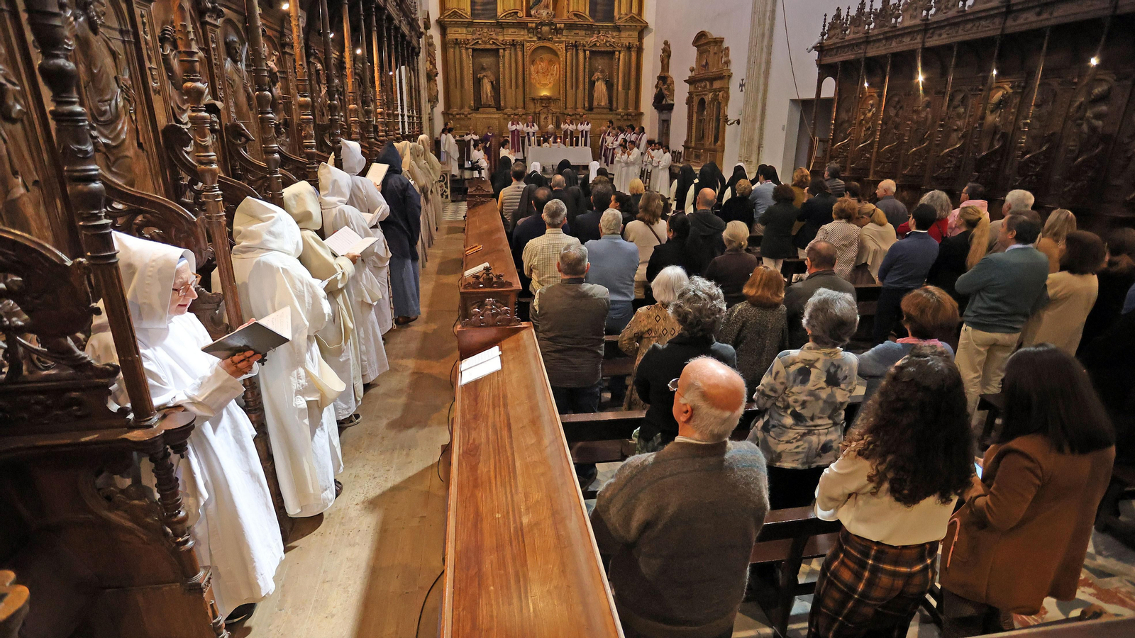 Misa de despedida en la Cartuja de Jerez a las hermanas de Belén