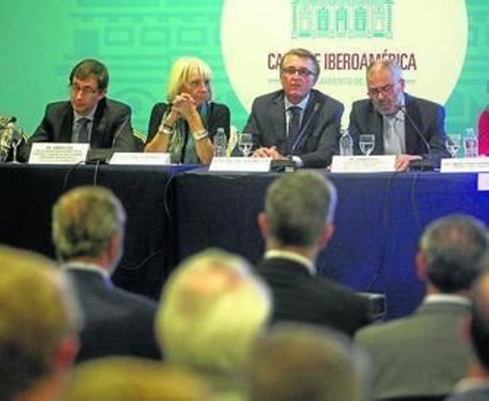 Un momento de la charla en la Casa de Iberoamérica.