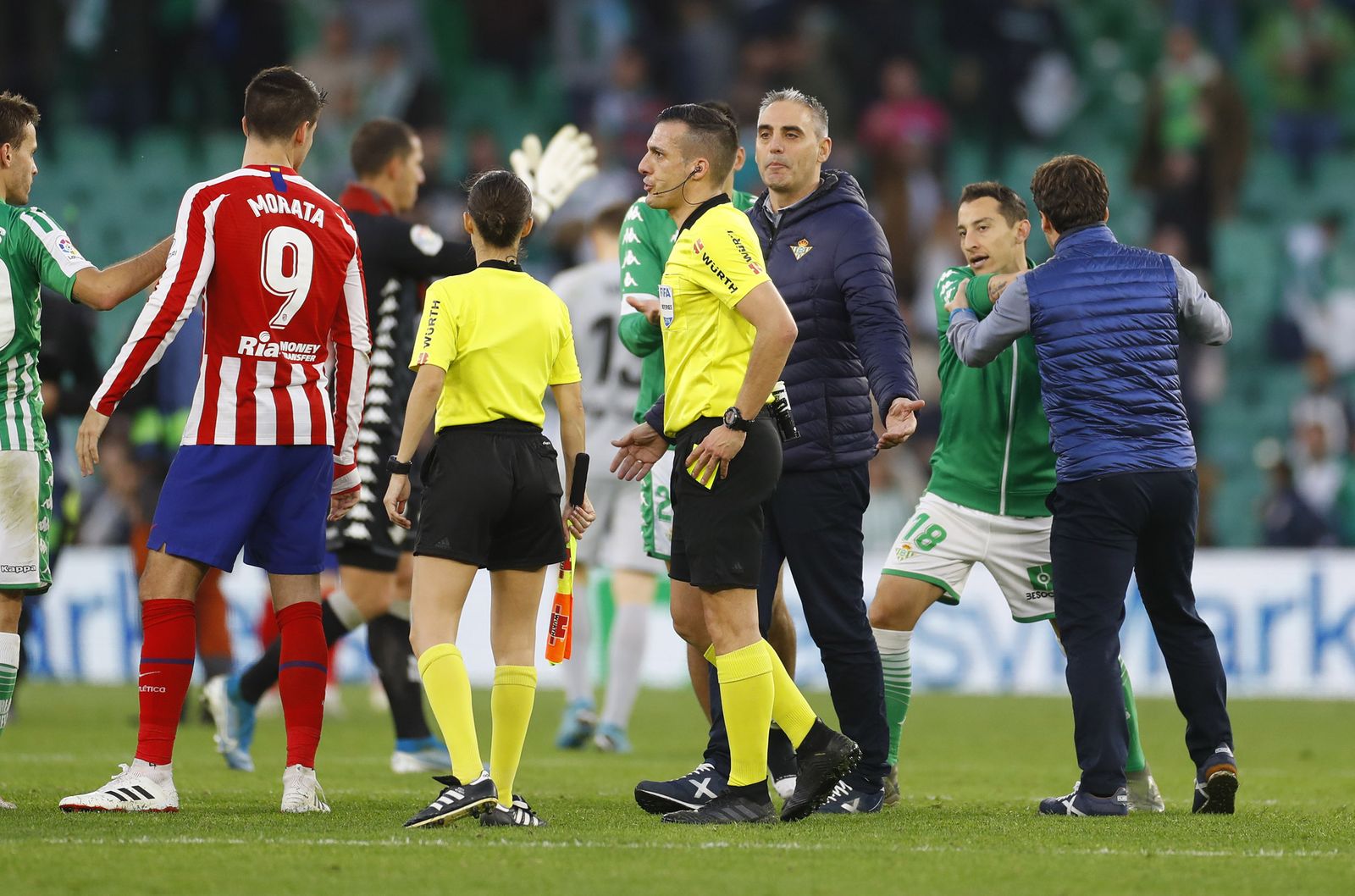 Las imágenes del Betis-atlético de Madrid