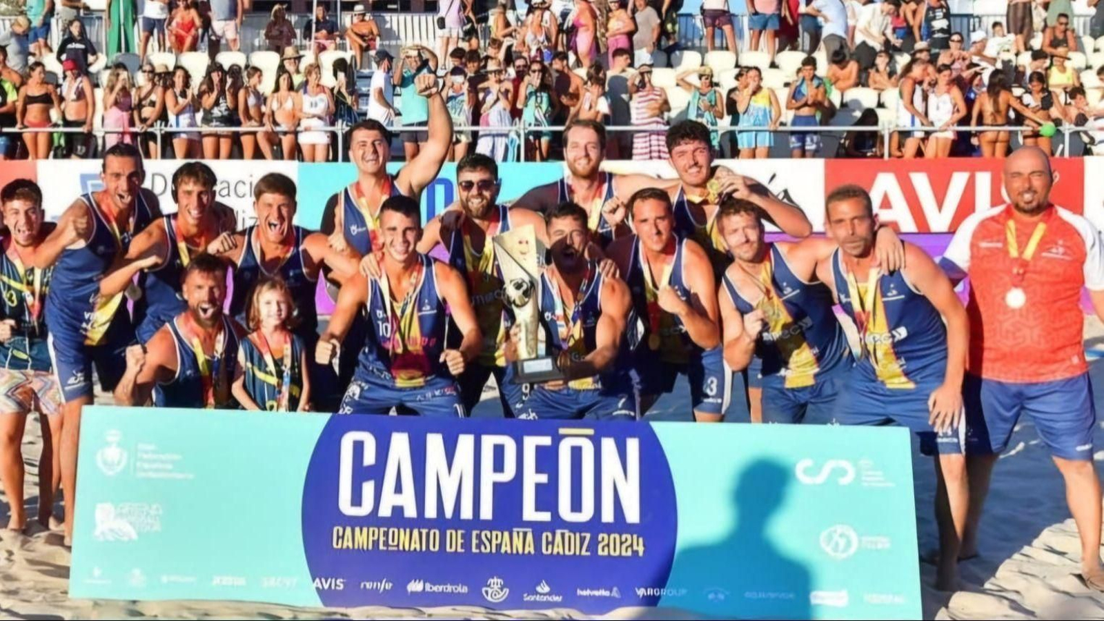 El sénior masculino del BM Playa Algeciras, campeón de España