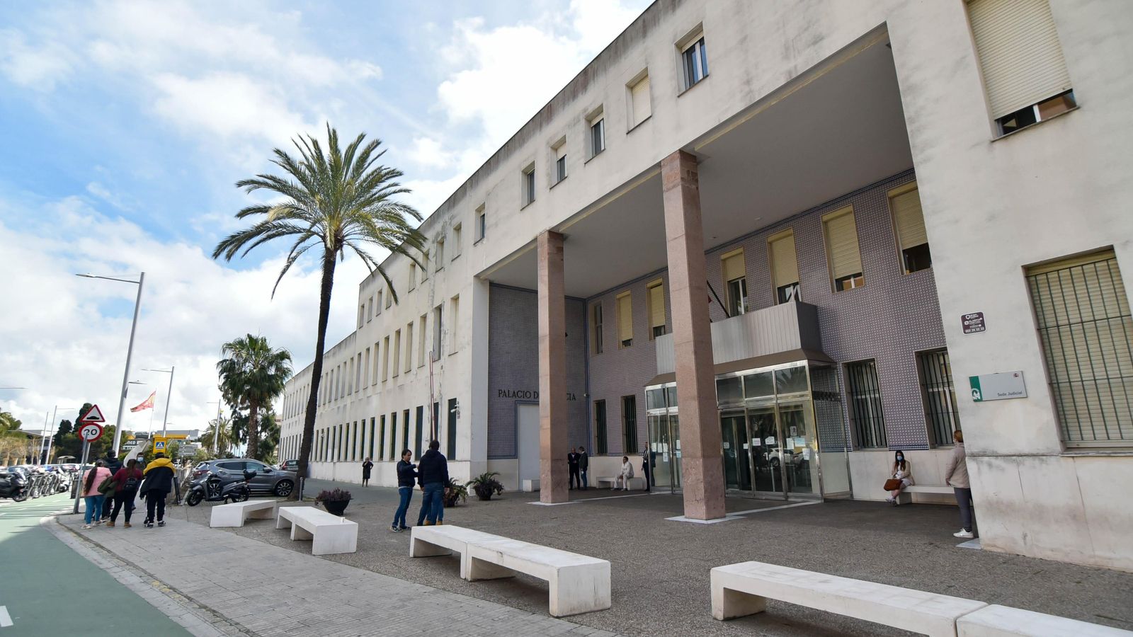 El Palacio de Justicia de ALgeciras.
