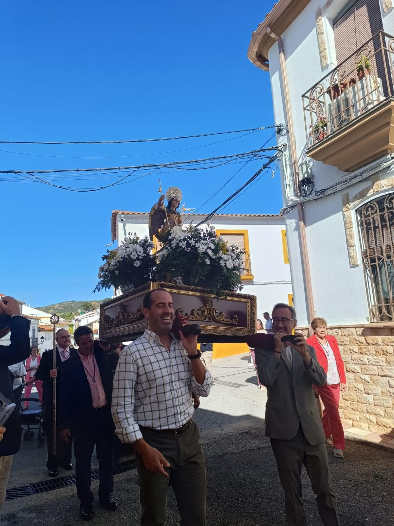 San Rafael recorre las calles de Villaharta
