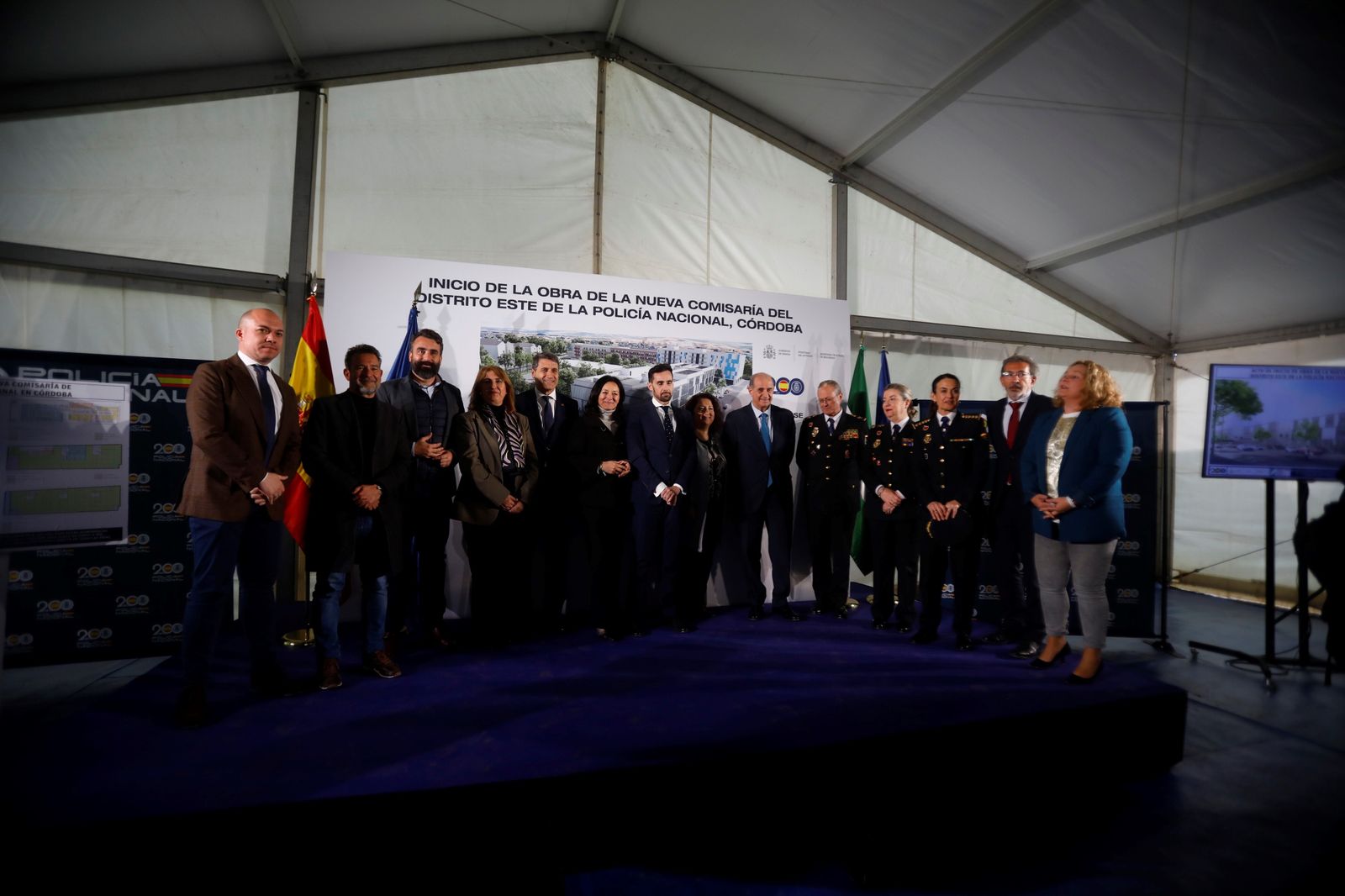 Comienzo de la construcción de la nueva comisaría de Policía Nacional de Córdoba, en imágenes