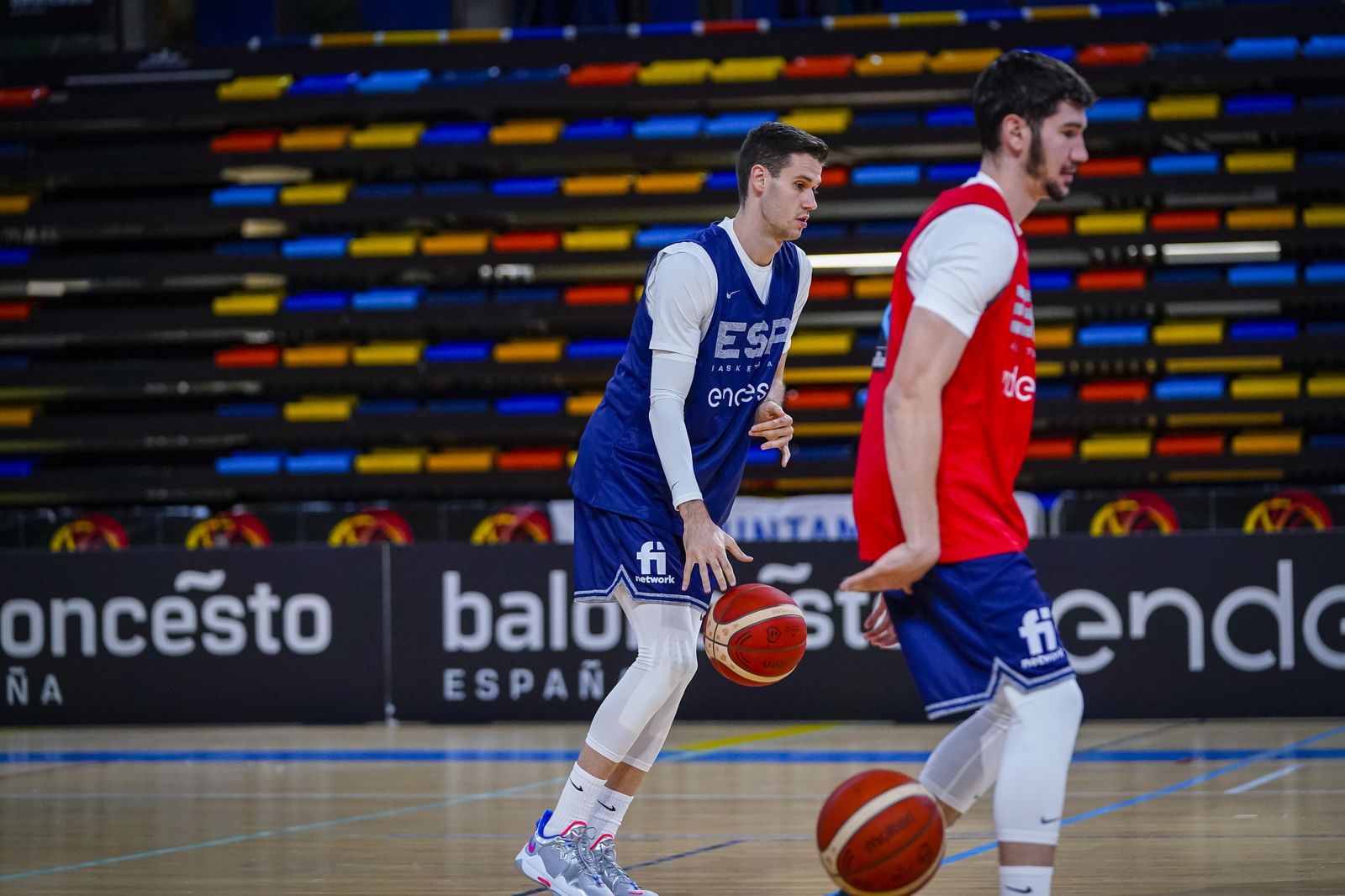 Fotos: Los jugadores del Unicaja ya entrenan con España
