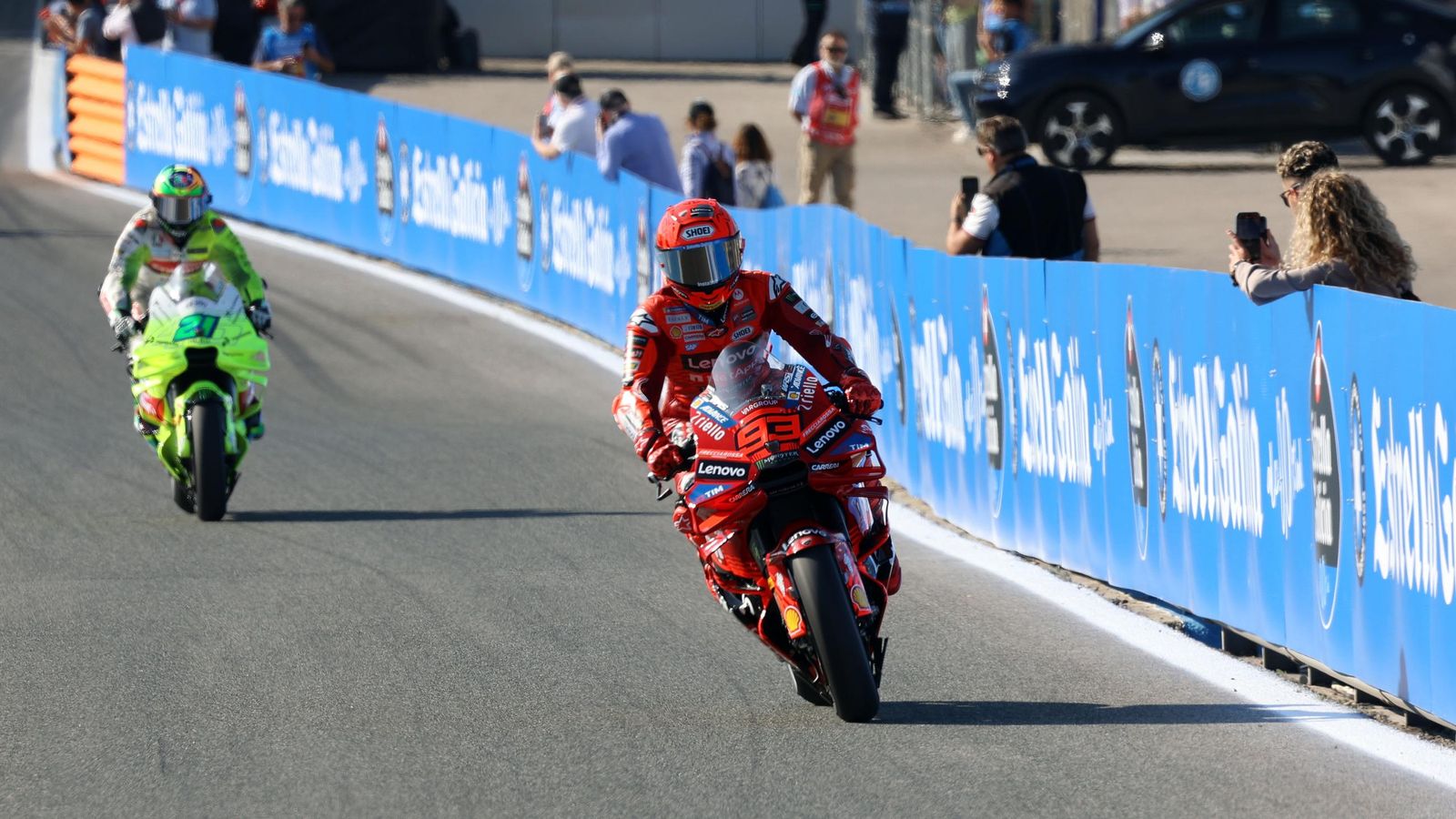 Imágenes de la Carrera Sprint y los entrenos de MotoGP en el Gran Premio de España en el Circuito de Jerez - Ángel Nieto