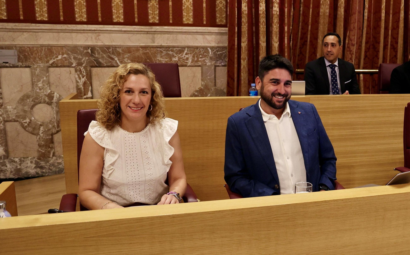 Susana Hornillo e Ismael Sánchez, portavoces de Con Podemos-IU.