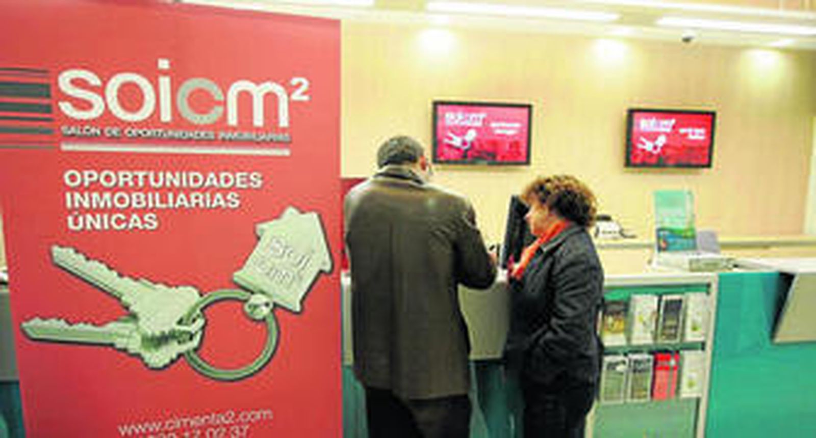 La inmobiliaria de Cajamar, Cimenta2, organizó hace unos meses en la capital un salón de oportunidades.