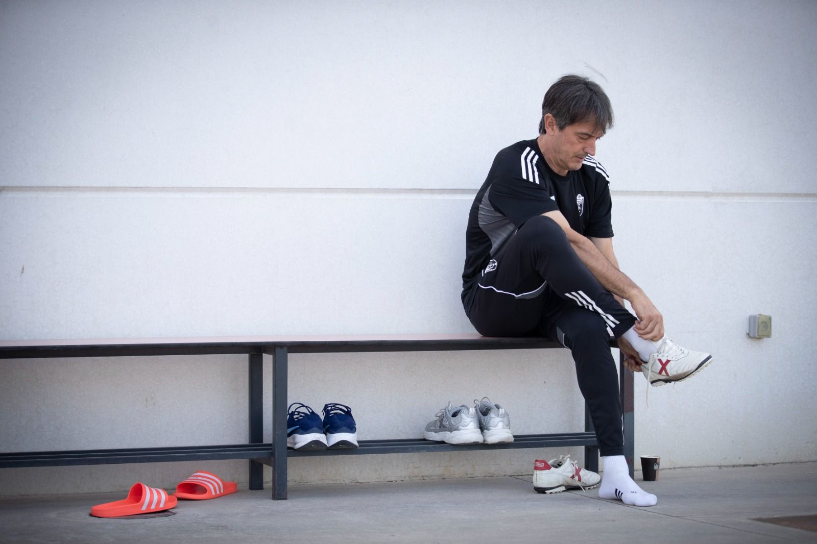 Las imágenes del entrenamiento del Granada CF