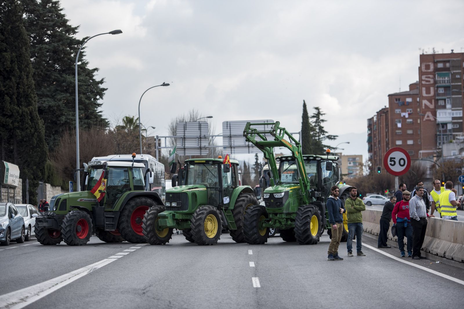 Curiosidades: las mejores fotos de la manifestación del campo en Granada
