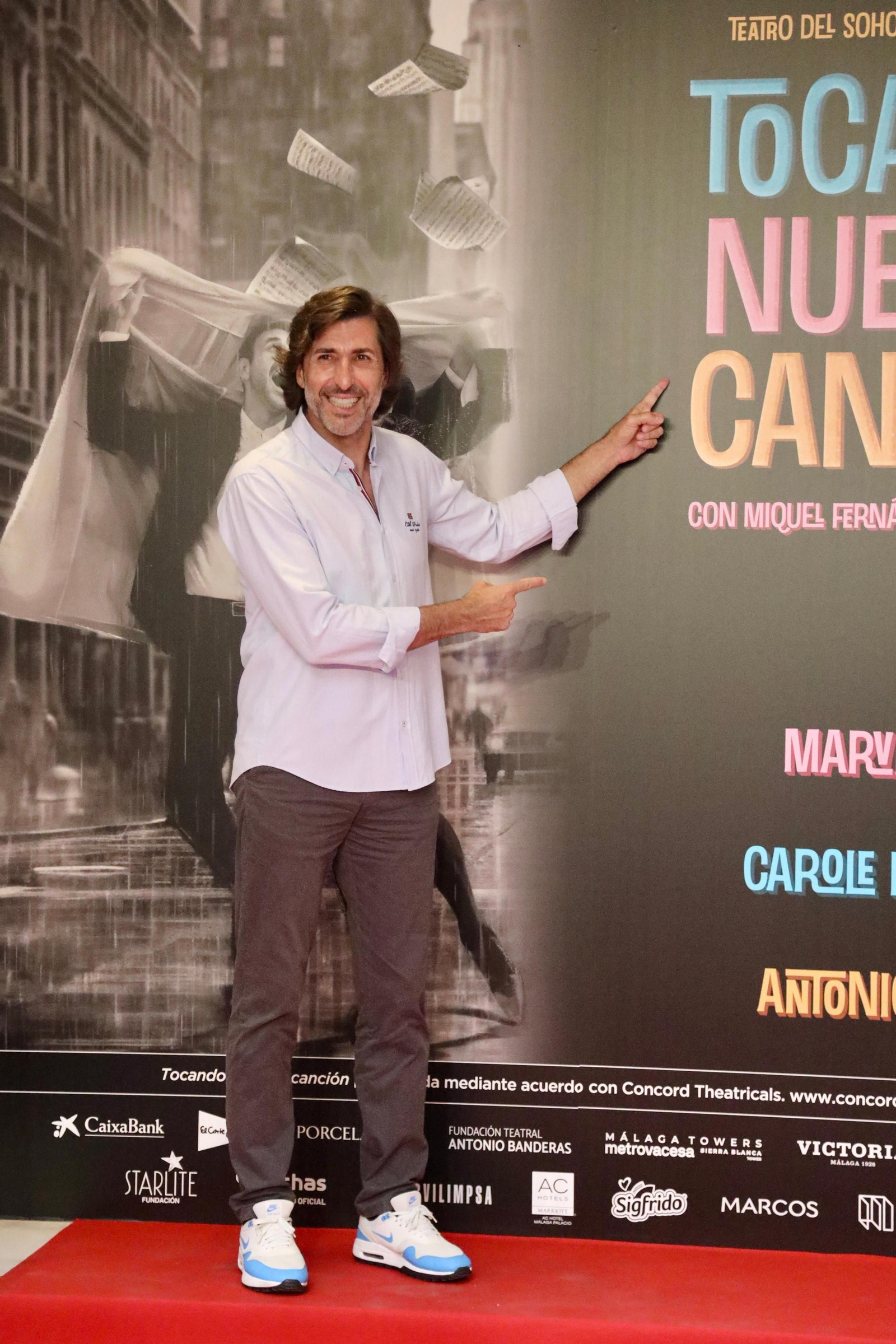 El estreno de 'Tocando nuestra canción', el nuevo musical de Antonio Banderas, en fotos