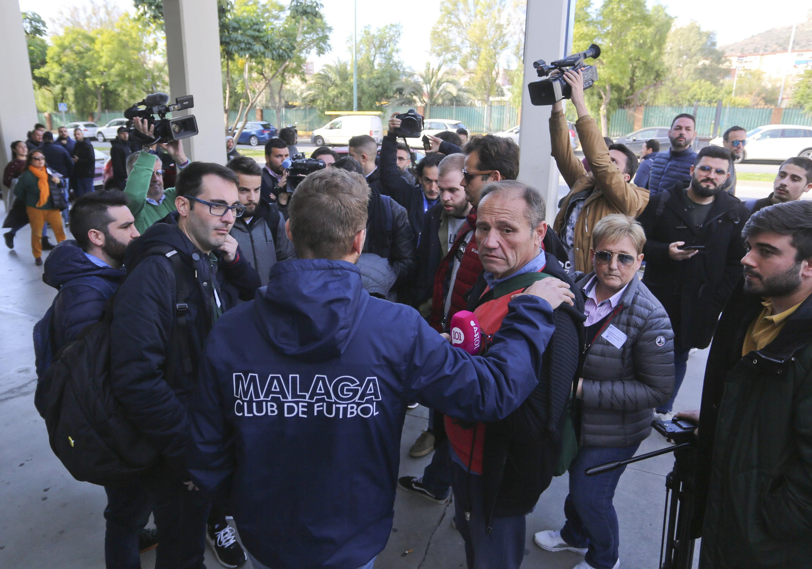 La rueda de prensa de Richard Shaheen, en fotos