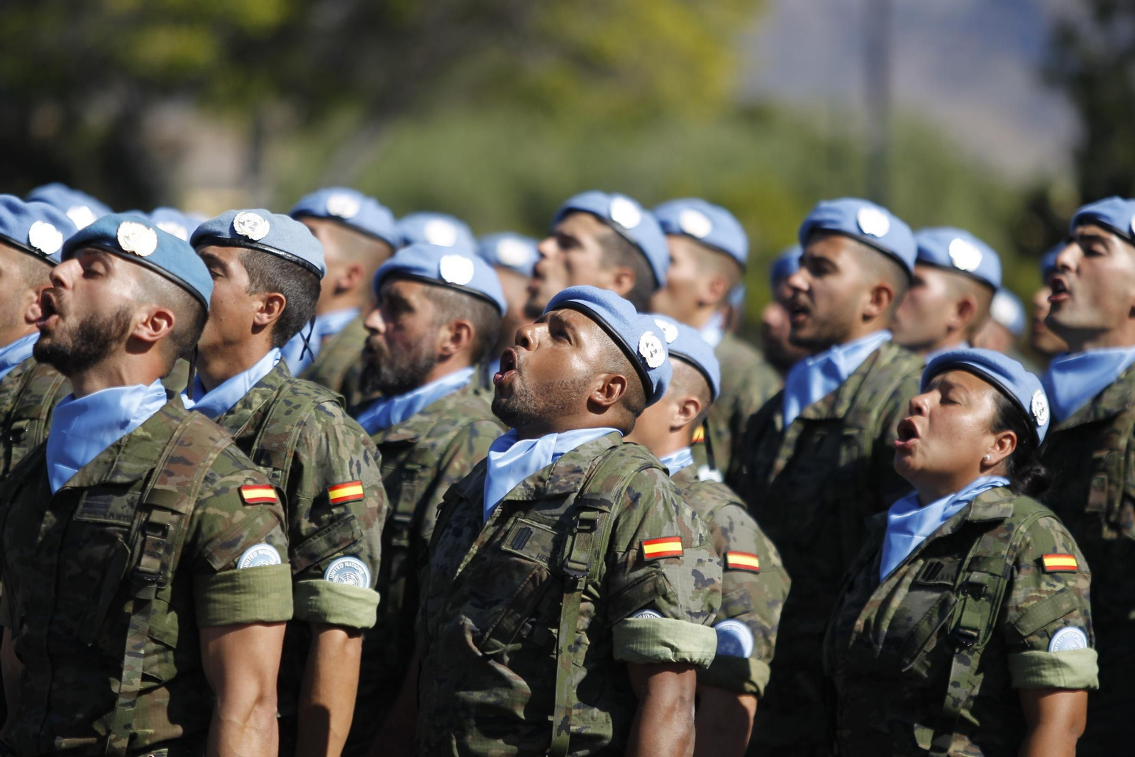Fotogalería de la salida de La Legión hacia el Líbano