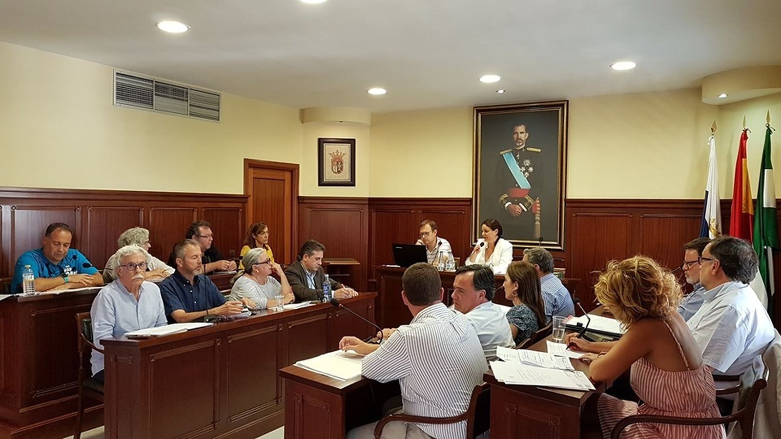 Una imagen del Pleno de ayer.