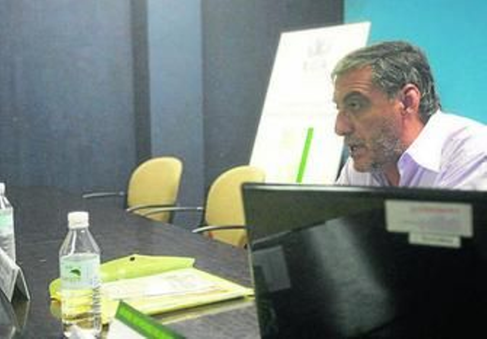 José Villahoz Rodríguez, durante la ponencia ofrecida ayer.