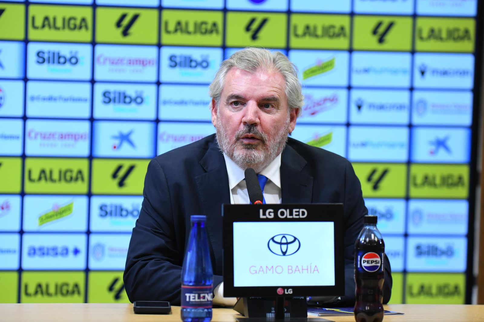 Manuel Vizcaíno, en una rueda de prensa.