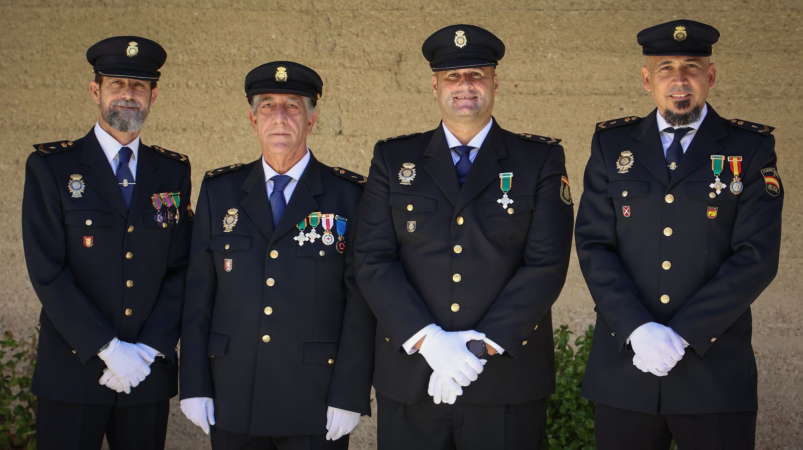Emotivo acto por el Día de la Policía Nacional celebrado en Jerez