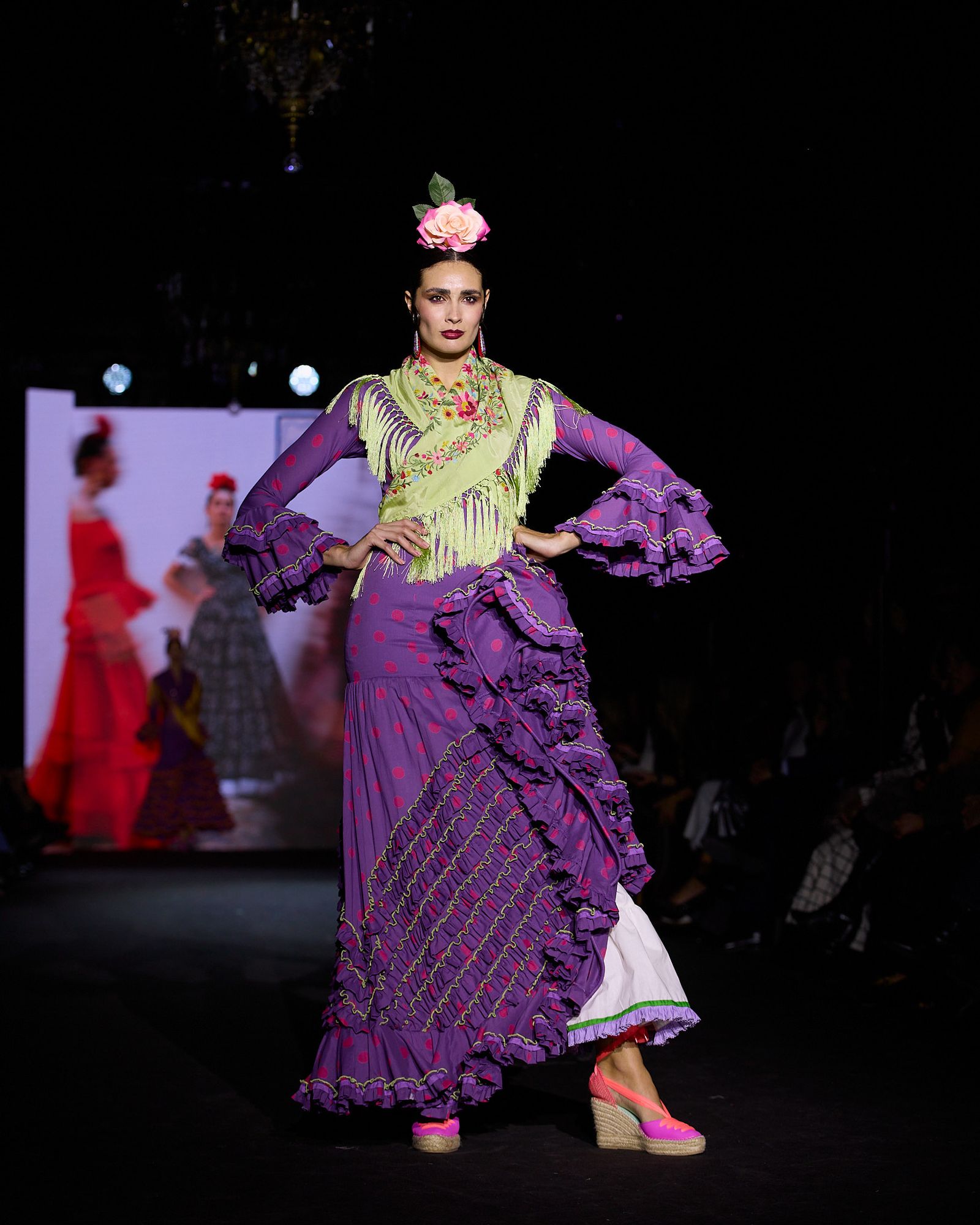 El desfile de flamenca Pol Núñez en We Love Flamenco 2026, todas las fotos