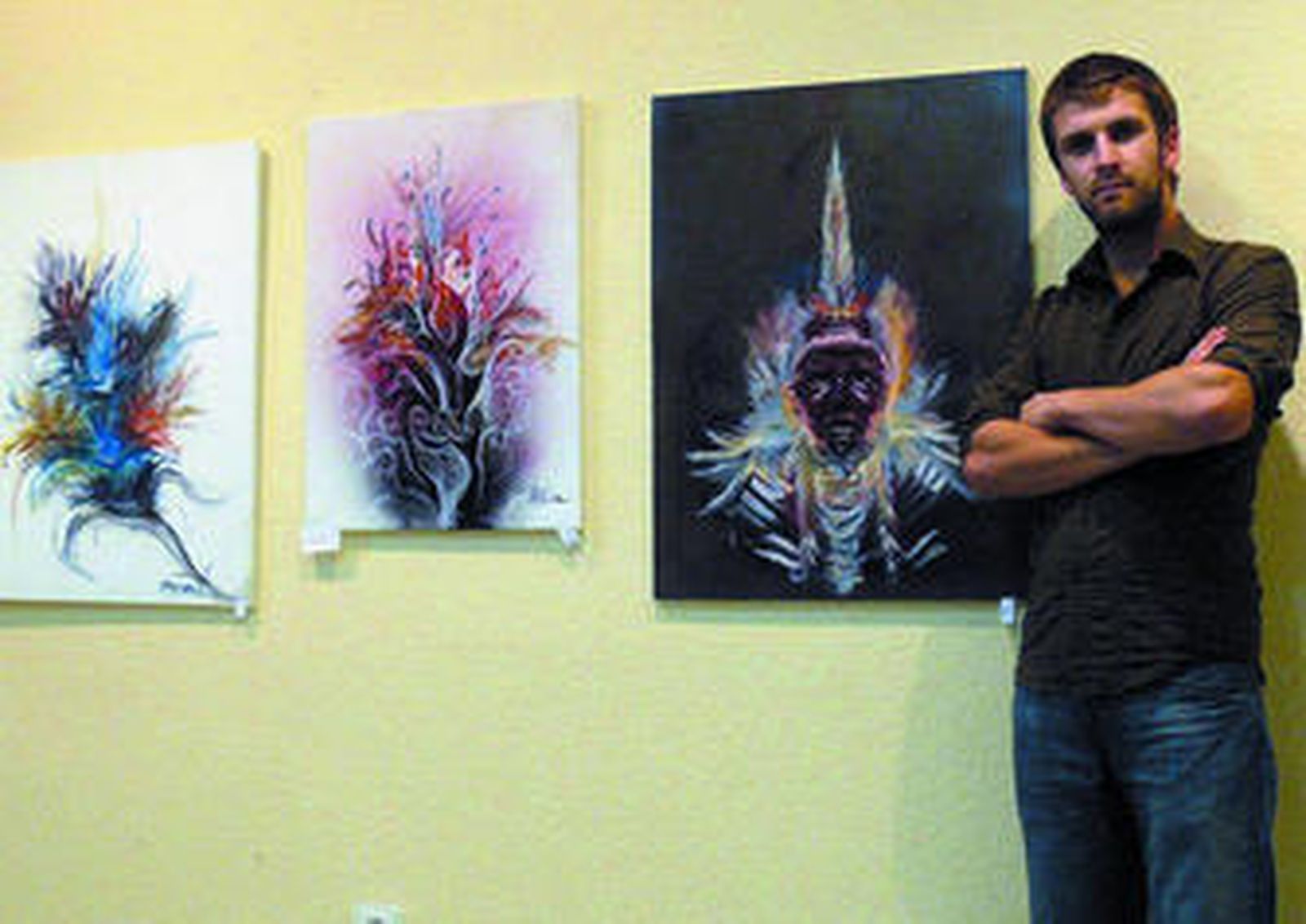 El joven rumano Trif Alin debuta como artista en Rociana