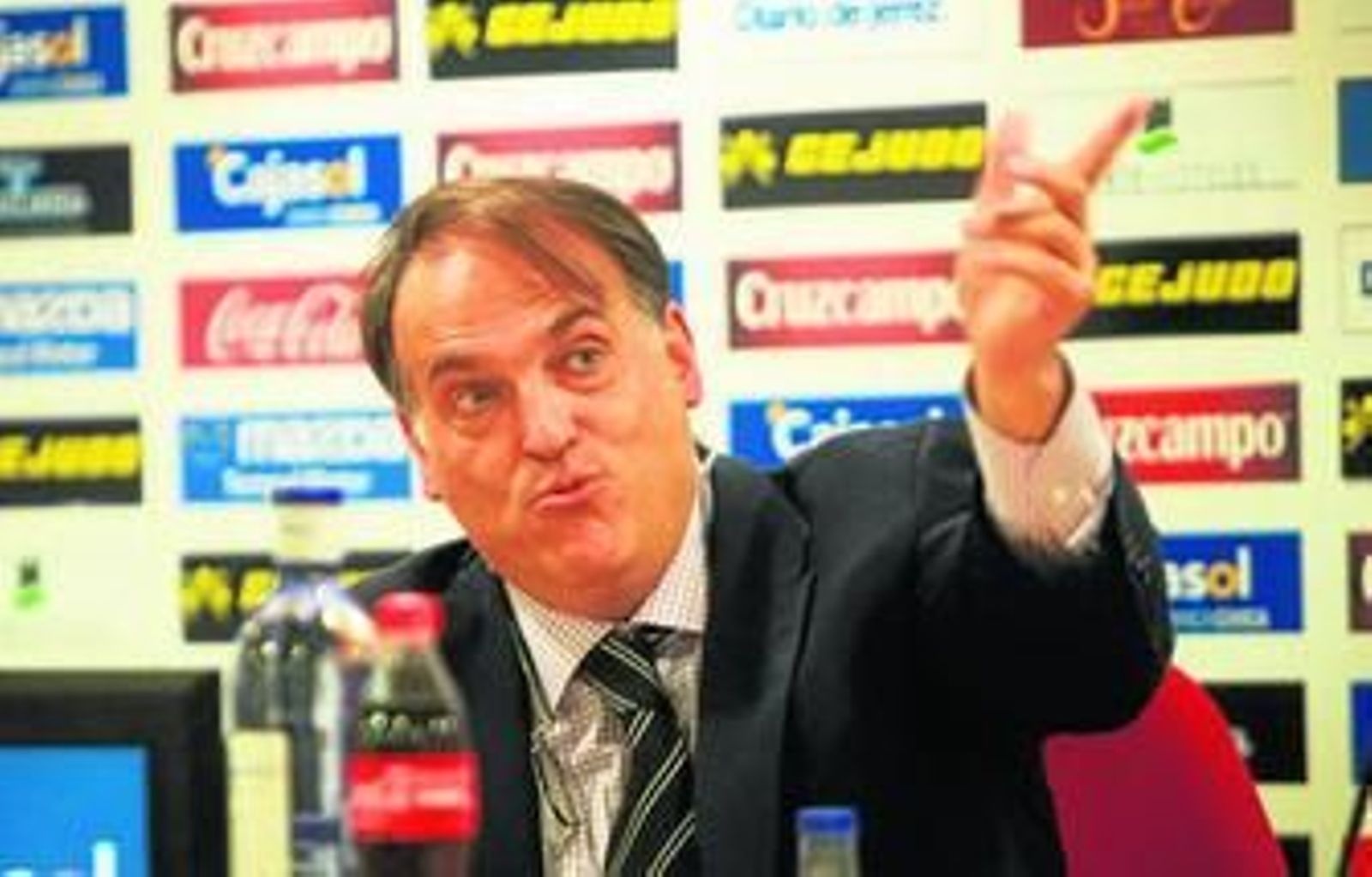 Javier Tebas espera que los rectores del Xerez sean capaces de cumplir con el plan de viabilidad para sacar adelante el convenio.