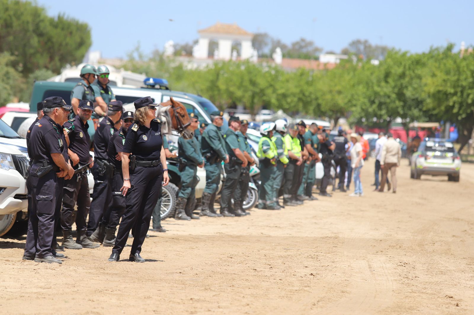 Imágenes del inicio de la Romería en la aldea almonteña